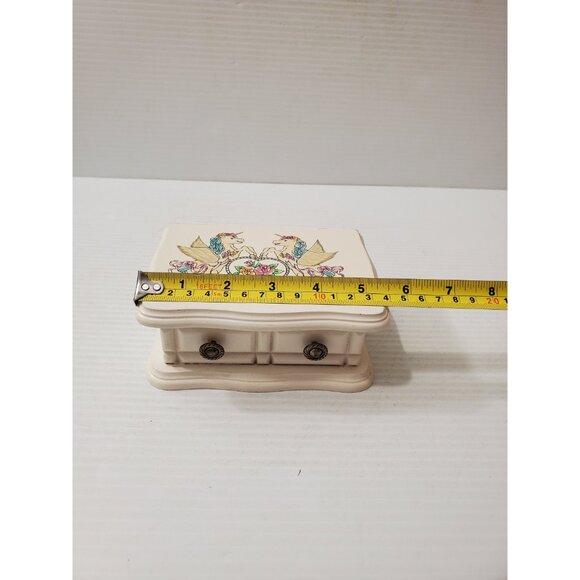 Vintage Gunther Mele wooden jewelry box. Jewellery . Vintage wooden jewellery - Picture 7 of 9